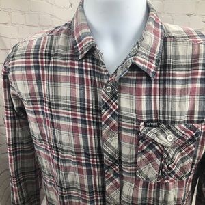Zoo New York Flannel shirt button down large